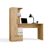Set Schreibtisch + Regal COSMO EICHE ARTISAN – Produktabbildung 10