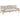 Slaapbank 3-zits, verstelbare rugleuning met klaptafel, twee armsteunkussens, linnenlook, beige, 181 x 77 x 78