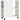 Printerstandaard printertafel met verstelbare plank, wielen voor fax scanner 60 x 30 x 65 cm wit