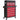 Gereedschapswagen, tweedelig, afsluitbaar, 14 laden, geperforeerde wand, staal, rood