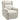 Relaxfauteuil, verstelbare gestoffeerde fauteuil met voetensteun, 160° kantelbaar, linnenlook, snelle montage