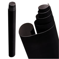 IKONKA Samtrollenfolie schwarz 1,35x15m