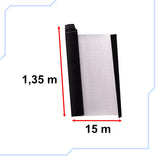 IKONKA Samtrollenfolie schwarz 1,35x15m – Produktabbildung 4