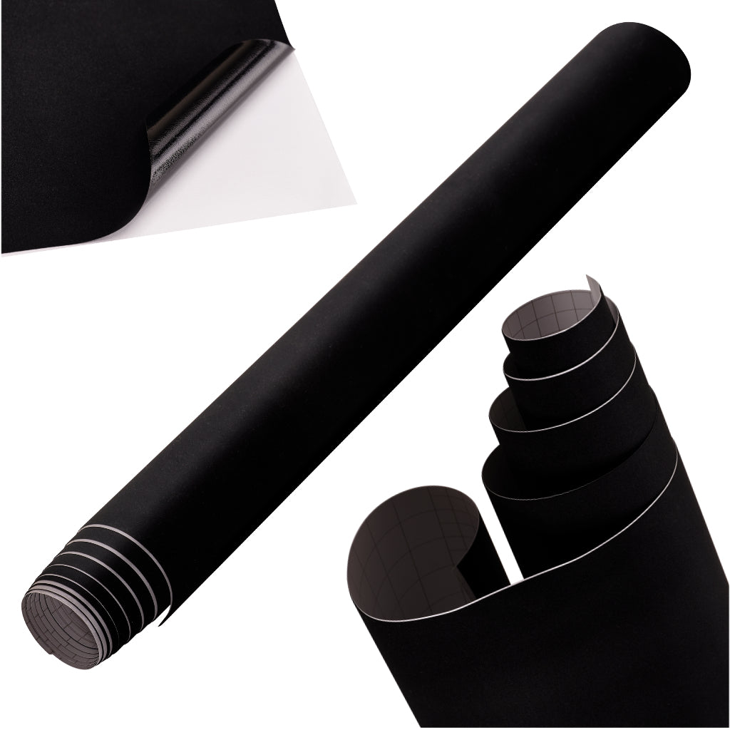 IKONKA Samtrollenfolie schwarz 1,35x15m – Produktabbildung 6