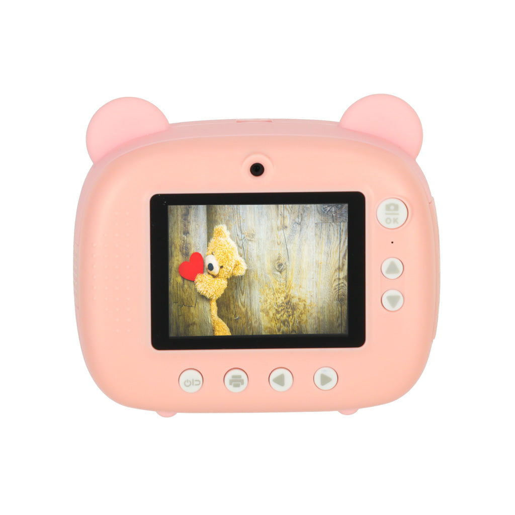 IKONKA Kinder-Sofortbildkamera-Teddybär rosa – Produktabbildung 4