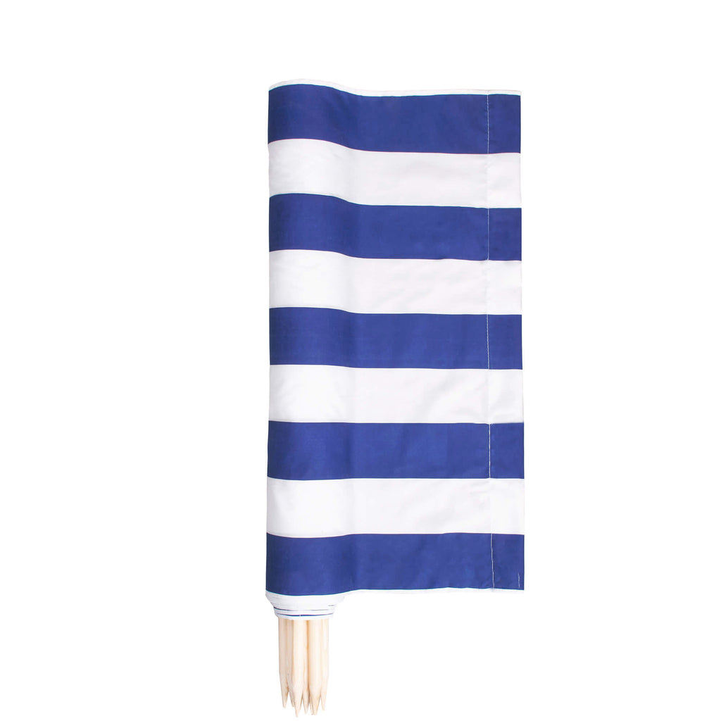 Strandschirm 10m blau und weiß – Produktabbildung 2