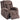 Relaxfauteuil met vibratiemassage en warmtefunctie, handmatig verstelbare draaifauteuil met schommelfunctie en