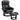 Relaxfauteuil met voetenbank, verstelbare fauteuil, kunstlederen bekleding, gestoffeerde fauteuil met inklapbare