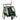 2-in-1 fietsaanhanger voor 2 kinderen, duwfunctie, regenhoes, rem, groen