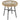 Tuintafel in boho-stijl, PE-rotan, gehard glas, weerbestendig, 50 cm x 50 cm x 50 cm, beige