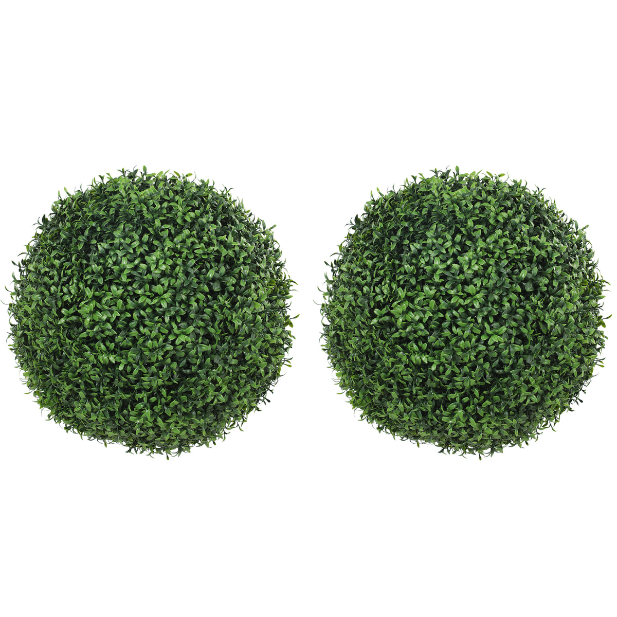 52 cm kunstmatige eucalyptusbollen in een set van 2, uv-bestendige decoratieplanten met 1086 blaadjes voor