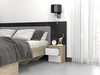 Nachttisch Malwa M2 WEISS SONOMA – Produktabbildung 5