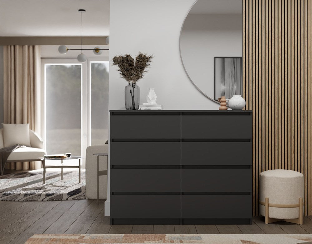 Kommode Malwa M8/120 SCHWARZ – Produktabbildung 9