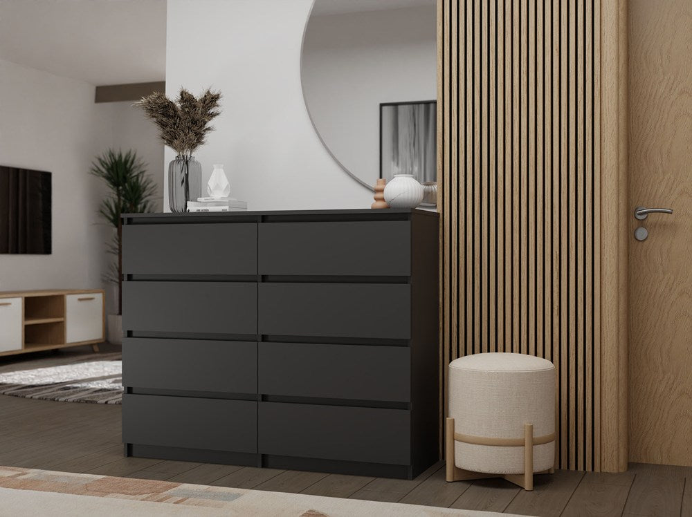 Kommode Malwa M8/120 SCHWARZ – Produktabbildung 10