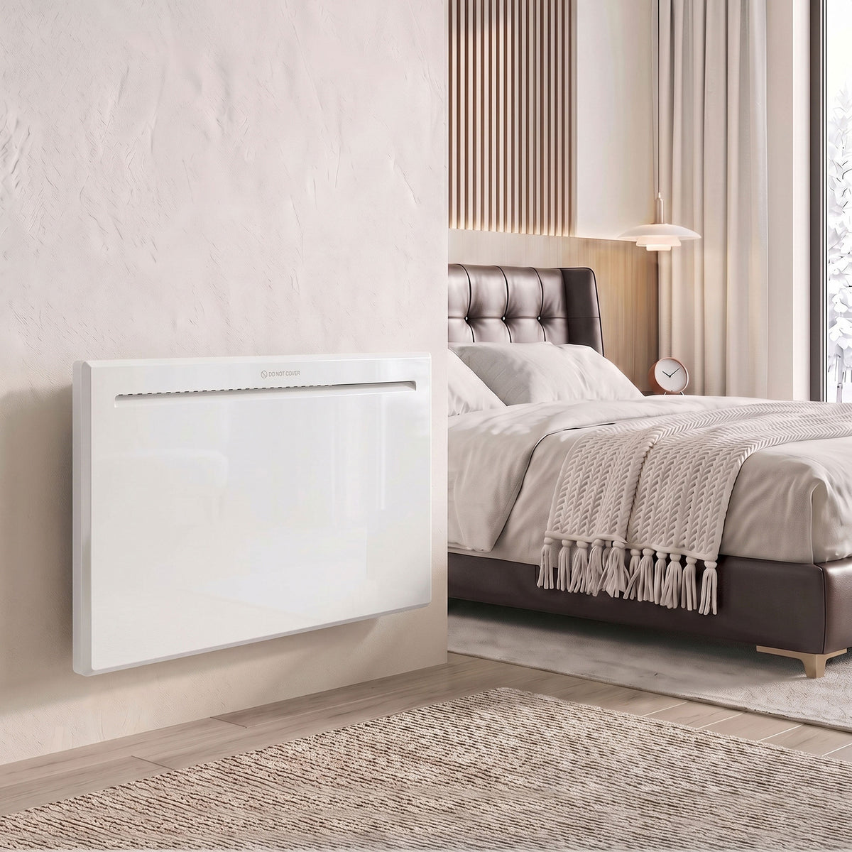 Smart-paneelverwarming 1500 W, vrijstaand/wandmontage, elektrische verwarming met 7-daagse timer (2)