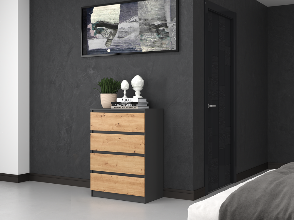 Kommode Malwa M4 ANTHRAZIT ARTISAN – Produktabbildung 6