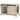 Hondenbench op wielen, schuifdeur, 100 x 56 x 65 cm, hout, staal