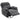 Relaxfauteuil tv-fauteuil 360° draaibare massagestoel met warmte, massage, chenille-look, donkergrijs