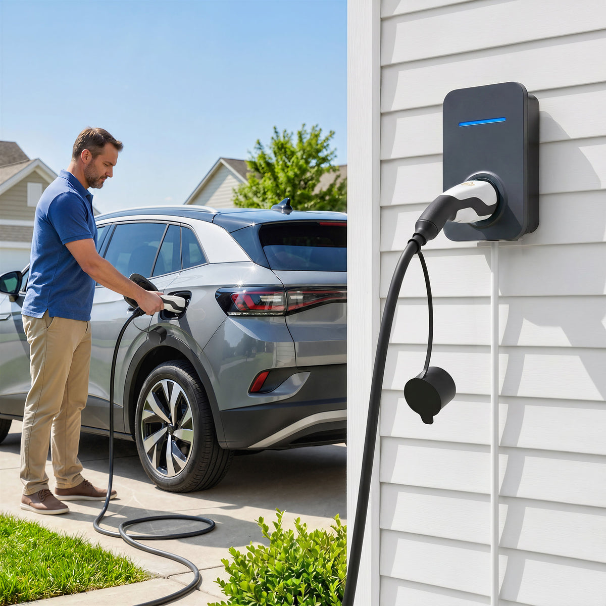 Type 2 EV-laadkabel, 11 kW, 16 A, Mode 3, 3-fase, 5 m – verlengkabel voor elektrische auto's & plug-inhybrides (2)