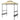 Griltent, BBQ-tent, tuinpaviljoen met 2 planken, opbergmanden, haken, voor terras, beige