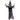 183cm Halloween-decoratie hangende Halloween-heks met ledverlichting, geluidsfunctie, verstelbare armen en mond