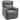 Relaxfauteuil, verstelbare gestoffeerde fauteuil met voetensteun, 160° kantelbaar, linnenlook, snelle montage