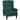 Elegante oorfauteuil, dik gestoffeerd, afneembare hoes, 74 x 86 x 102 cm, donkergroen