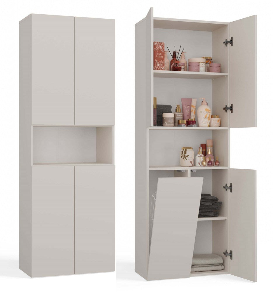 Badezimmer-Hochschrank Nel 1K/DK KASCHMIR