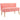 Tweezitsbank, elegant Scandinavisch design, massief houten frame, tot 150 kg, 117 x 56,5 x 77 cm, roze