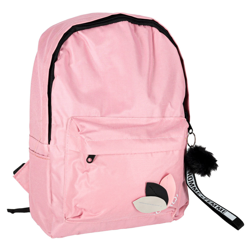 IKONKA Jugend Ein-Fach-Schulrucksack rosa – Produktabbildung 2