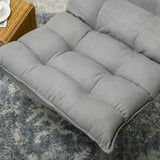 Relaxfauteuil leesfauteuil, draaibaar, fluweeloptiek, 62 cm x 70 cm x 95 cm, lichtgrijs (8)