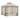 Tuinpaviljoen tuintent, incl. bevestigingsmateriaal, weerbestendig, 295 cm x 295 cm x 275 cm. Beige + zwart