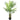 Kunstmatige palm groot 120cm kunstplant, plastic kunstplanten in pot voor woonkamer kantoor