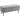 Opbergbank, zitkist, gestoffeerd bankje, linnenlook, tot 150 kg, 101x38,5x44,5 cm, grijs
