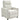 Relaxfauteuil tv-fauteuil met ligfunctie, tv-stoel met pocketvering, voetensteun, stof in linnenlook, crème-wit