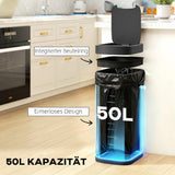 50L sensor-afvalemmer, contactloze keukenafvalemmer met bewegingssensor, vingerafdrukbestendig (5)