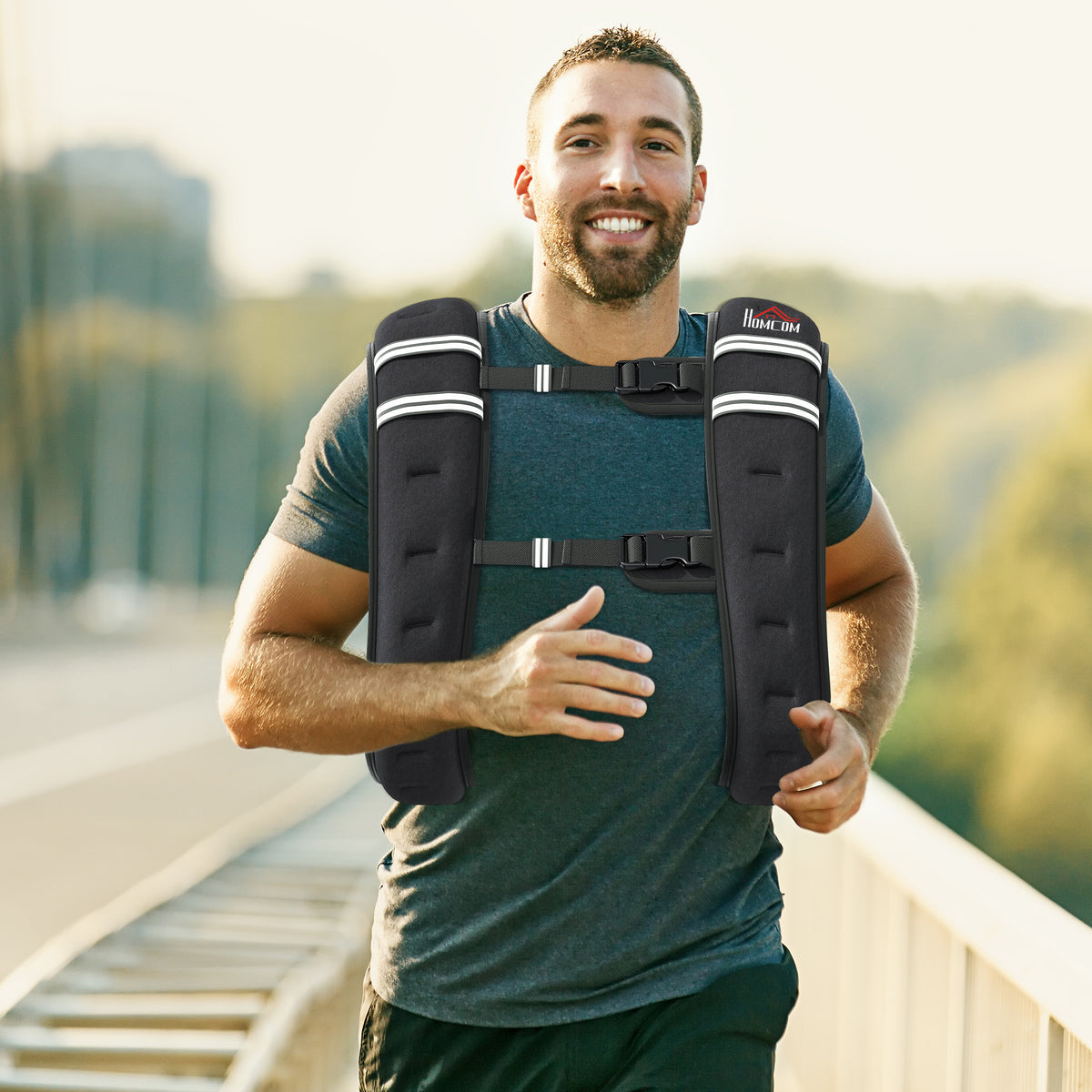 Gewichtsvest 5 KG / 8 KG / 10 KG verstelbaar trainingsvest met uitneembare gewichten, hardloopvest voor dames en (2)