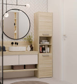 Badezimmer-Hochschrank Sara S40 EICHE SONOMA – Produktabbildung 2