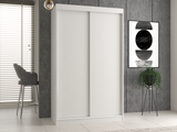 Kleiderschrank Iga 120B WEISS – Produktabbildung 4