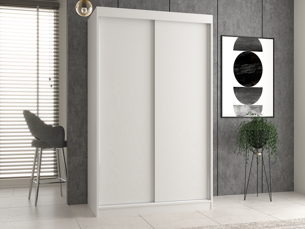 Kleiderschrank Iga 120B WEISS – Produktabbildung 4