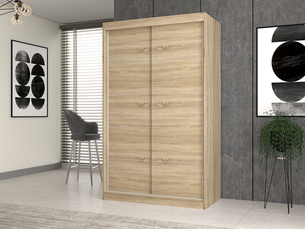 Kleiderschrank Iga 120C EICHE SONOMA – Produktabbildung 3