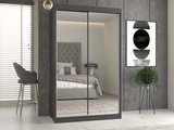 Kleiderschrank Iga 120A ANTHRAZIT ARTISAN – Produktabbildung 3