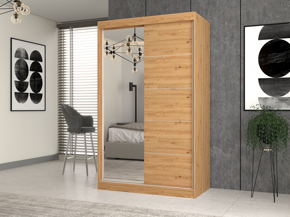 Kleiderschrank Iga 120 A/C ARTISAN – Produktabbildung 2