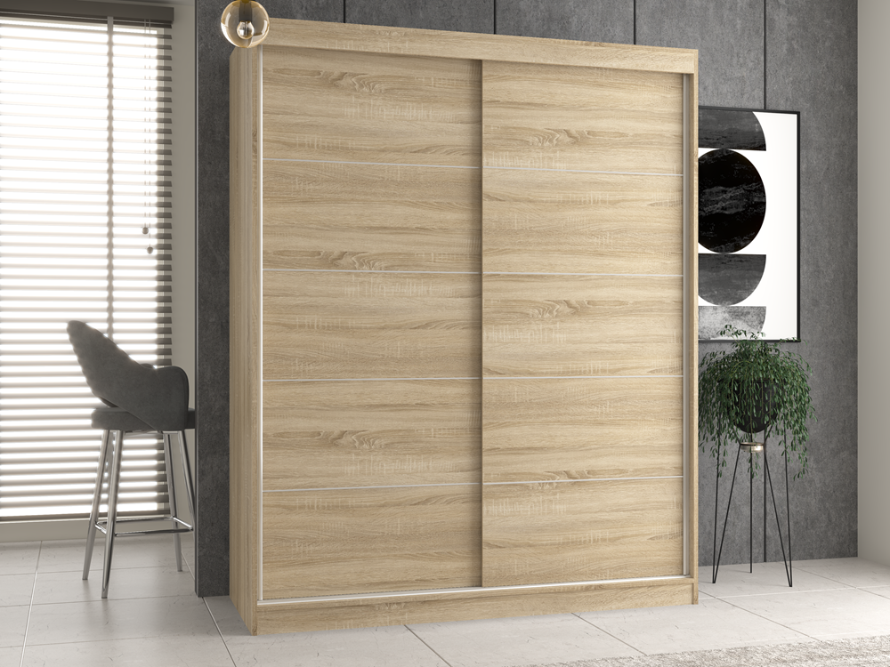 Kleiderschrank Iga 160/C SONOMA – Produktabbildung 2