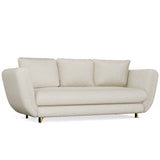 SOFA SARIS BEIGE GOLDENER FUSS