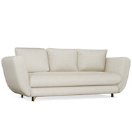 SOFA SARIS BEIGE GOLDENER FUSS