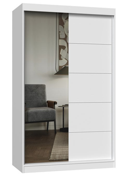 Kleiderschrank Iga 120 A/C WEISS