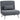 Gestoffeerde fauteuil met slaapfunctie, 3-in-1 ontwerp, slaapfauteuil, logeerbed, stoffen bekleding, met kussen