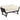 Polyrattan tuinbank 2-zits tuinmeubelen loungesofa tuinbank tuinligbed inklapbaar armleuningen staal bruin 129 x