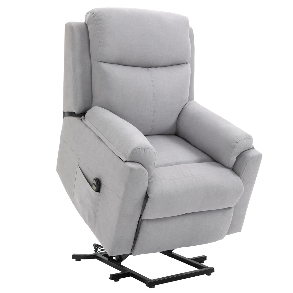 Elektrische sta-op stoel fauteuil met sta-op hulp voor senioren relaxfauteuil tv-stoel met slaapfunctie en